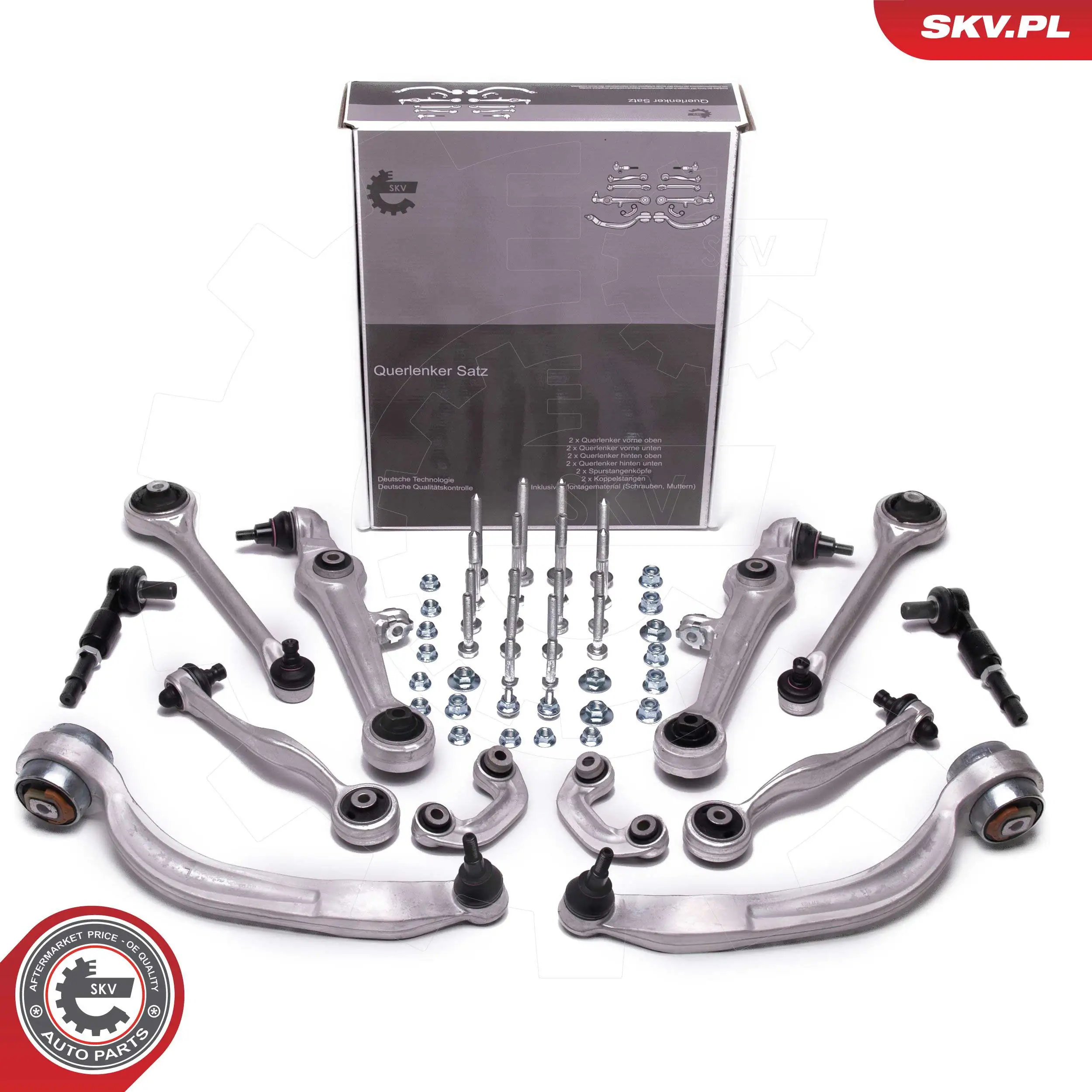 Control/Trailing Arm Kit, wheel suspension